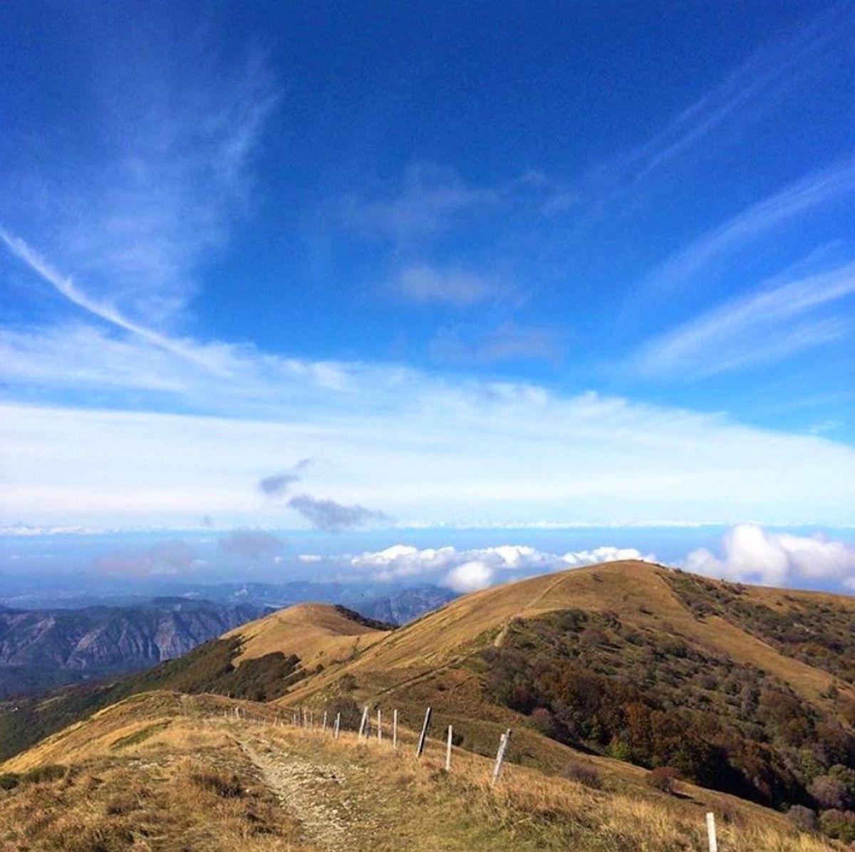 Il Monte Ebro: Trekking con vista dall'Appennino del Nord Il Monte Ebro: Trekking con vista dall'Appennino del Nord desktop picture