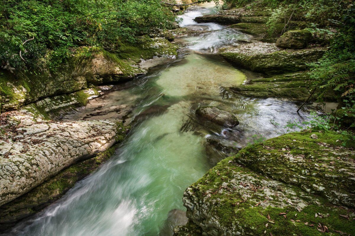 Un Canyon nella Valle dell’Orfento: Il Sentiero delle Scalelle desktop picture