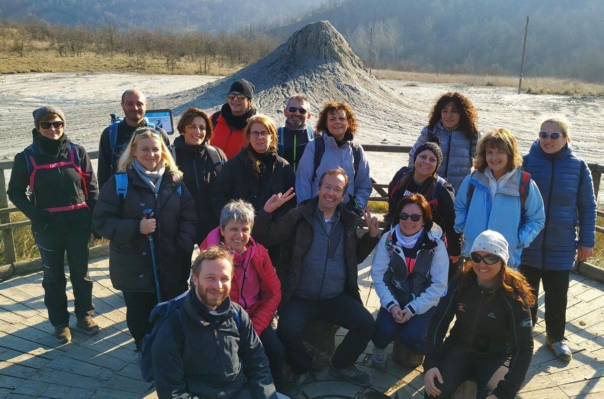 Trekking Serale alle Salse di Nirano, i Vulcani d'argilla del Modenese desktop picture