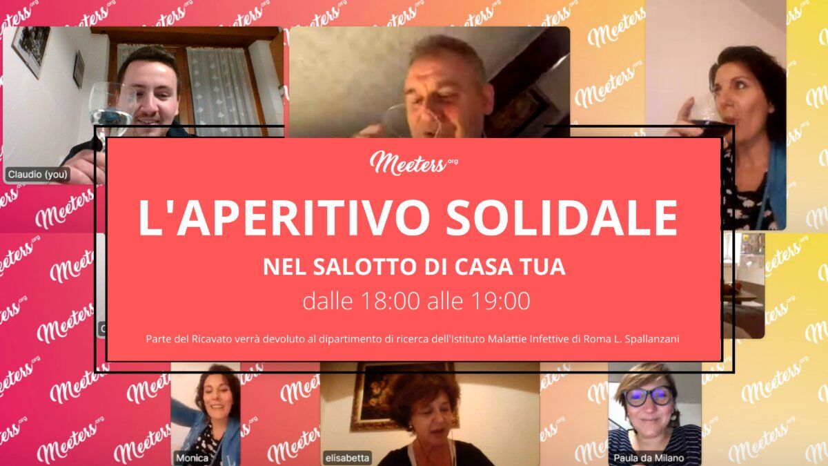 Aperitivo Solidale nel Salotto di casa tua! Ore 18:00 - ROUND 1 Aperitivo Solidale nel Salotto di casa tua! Ore 18:00 - ROUND 1 desktop picture