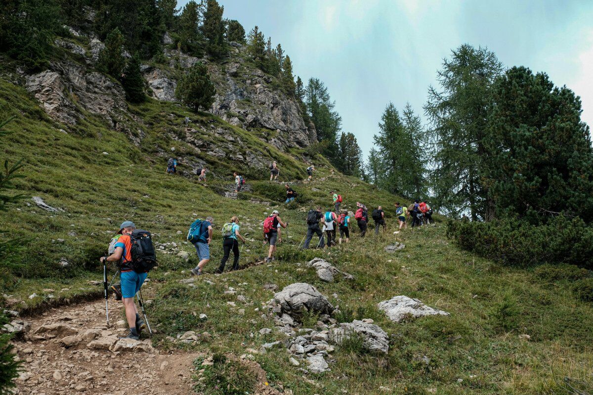 Trekking al Cristo Pensante: un balcone sulle Pale di San Martino desktop picture