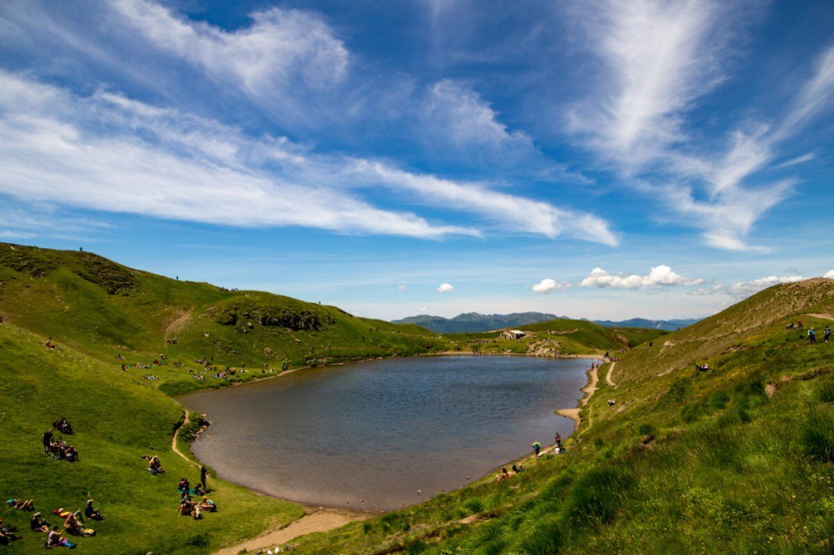 Il Lago Scaffaiolo: Escursione al Tramonto desktop picture