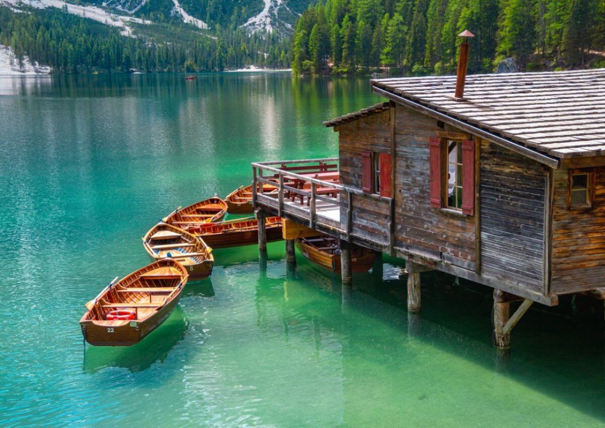 Fine Settimana al Lago di Braies desktop picture