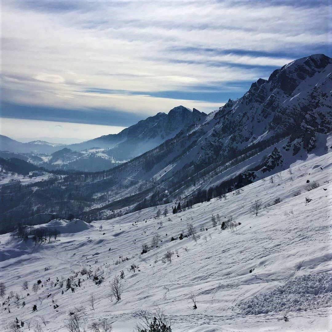 Ciaspolata panoramica sul Monte Rove desktop picture