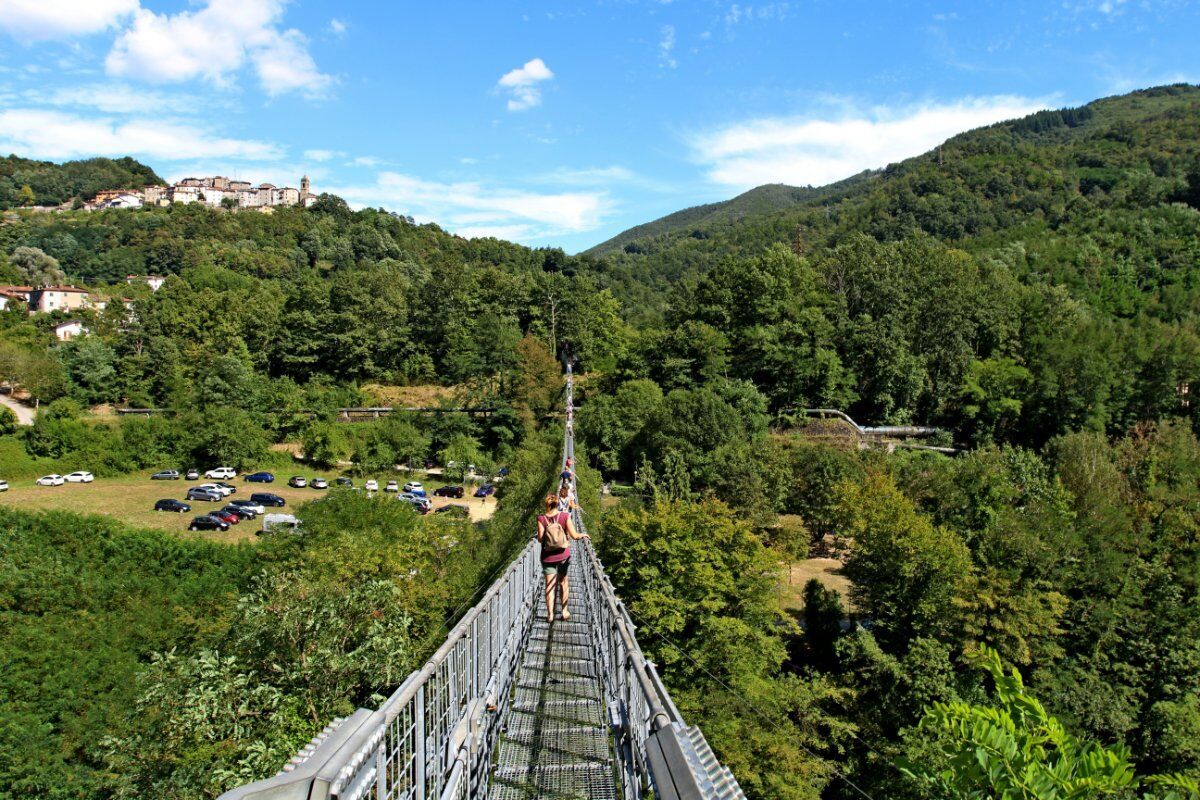 Trekking adrenalinico al Ponte Sospeso di San Marcello Pistoiese desktop picture