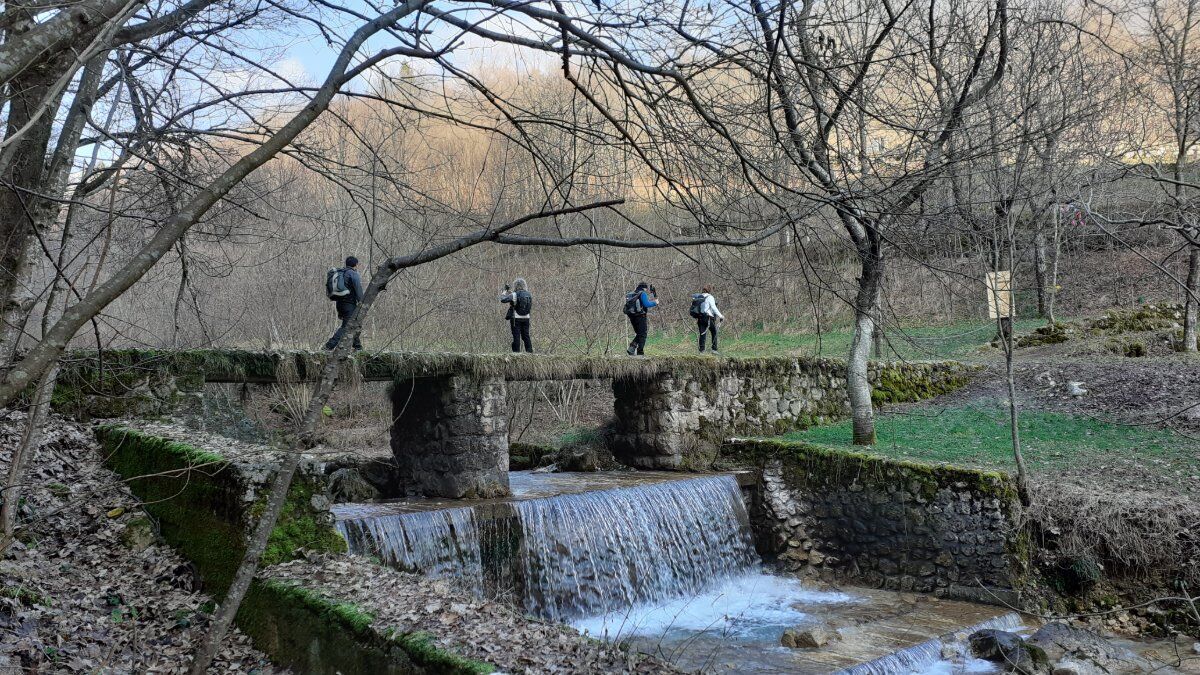 Trekking lungo il Sentiero dei Presepi a Campodalbero desktop picture