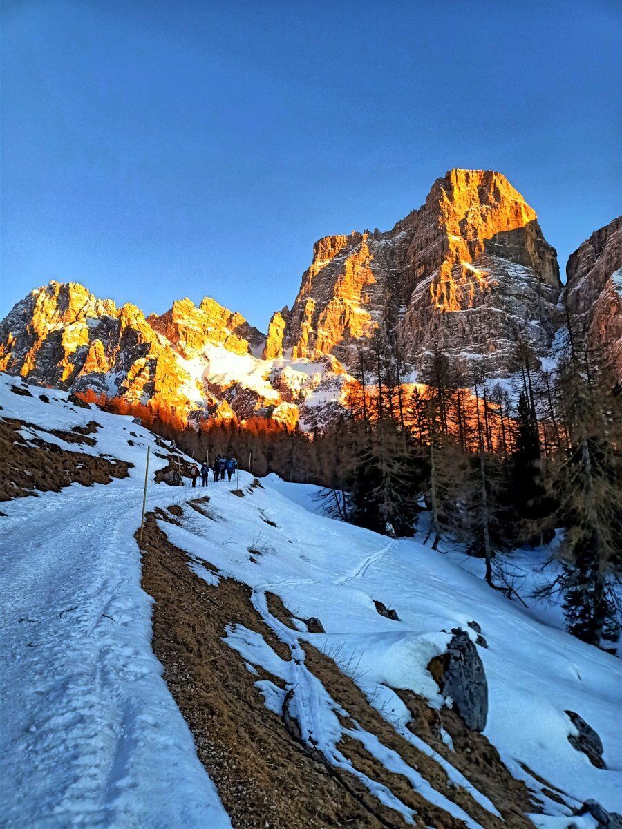 Ciaspolata Panoramica con Cena in Rifugio al Monte Pelmo Ciaspolata Panoramica con Cena in Rifugio al Monte Pelmo desktop picture