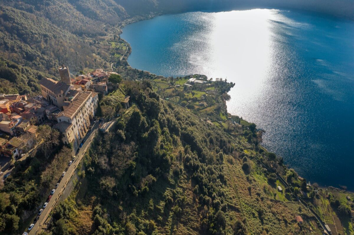 Trekking all’Eremo di San Michele con vista sul Lago di Nemi desktop picture