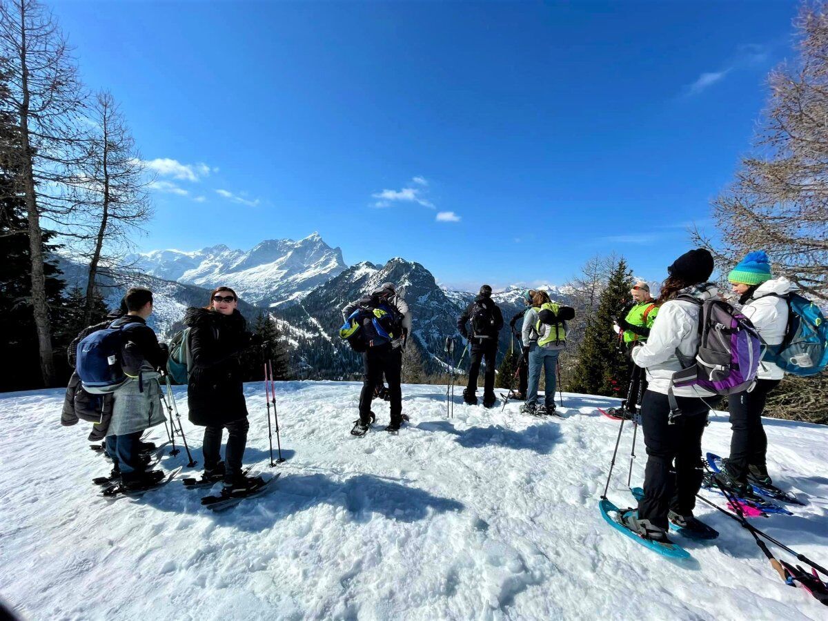 Ciaspolata panoramica: il Pelmo e le Rocchette di Prendera Ciaspolata panoramica: il Pelmo e le Rocchette di Prendera desktop picture