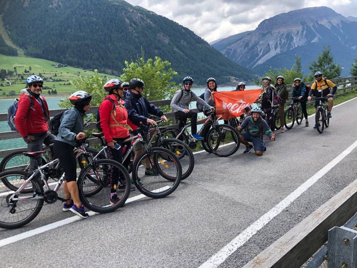 Il Lago di Resia in Bicicletta, Glorenza e Castel Coira Il Lago di Resia in Bicicletta, Glorenza e Castel Coira desktop picture
