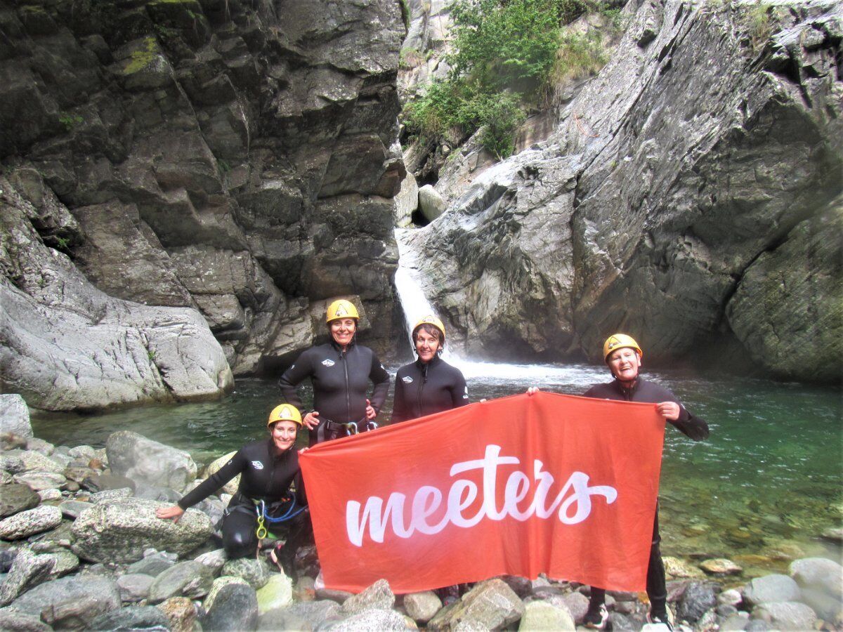 Canyoning nel Torrente Sorba alle Pendici del Monte Rosa desktop picture