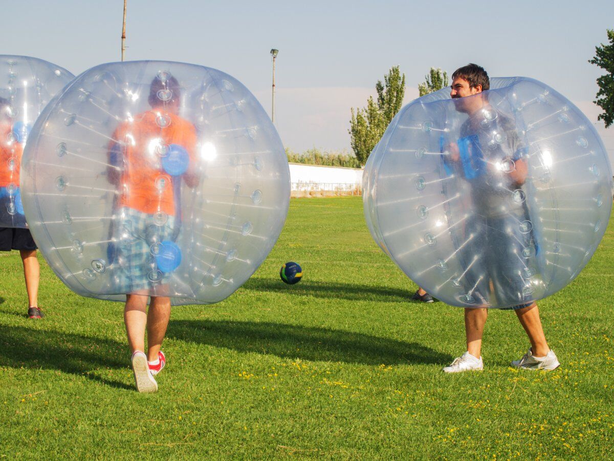 Bubble football in Val di Sole Bubble football in Val di Sole desktop picture