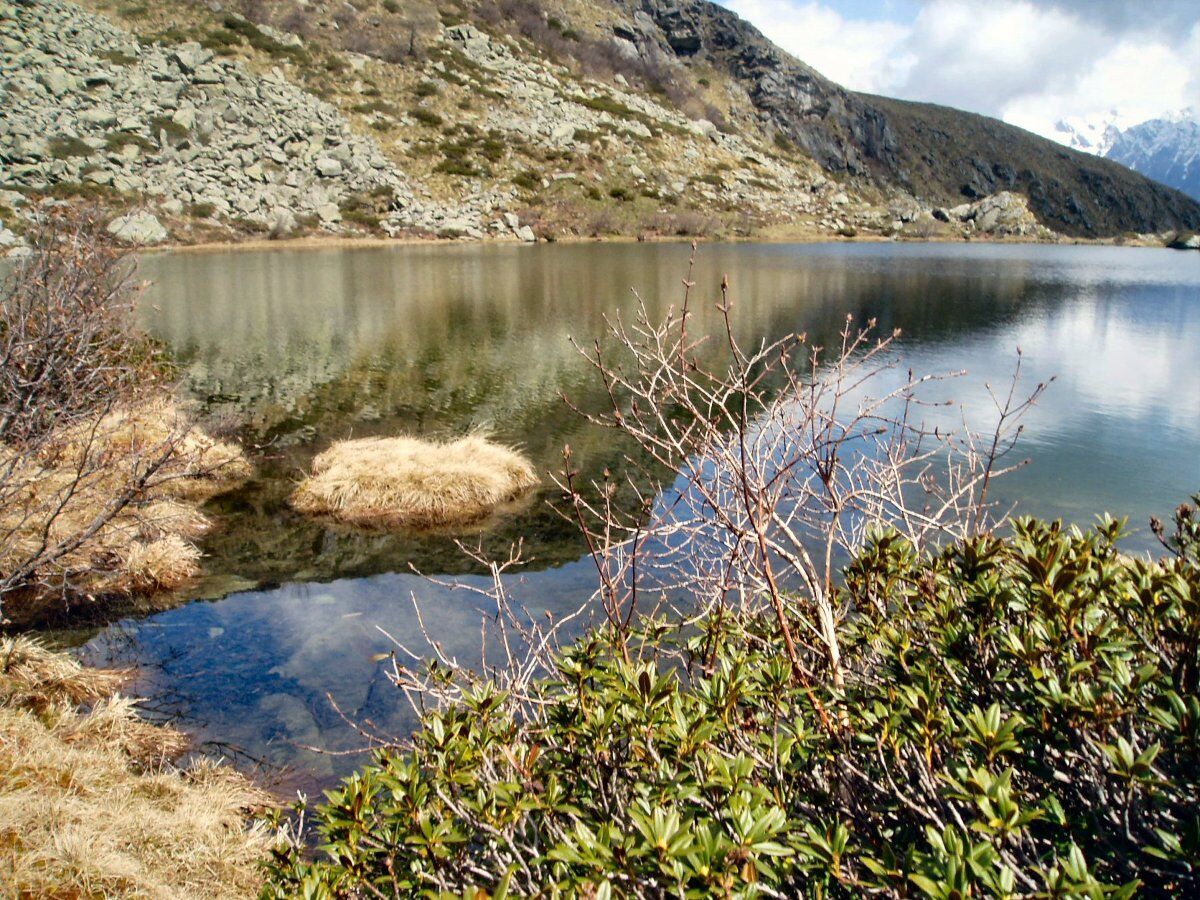 Trekking in Valle Orco: il lago di Pratofiorito desktop picture