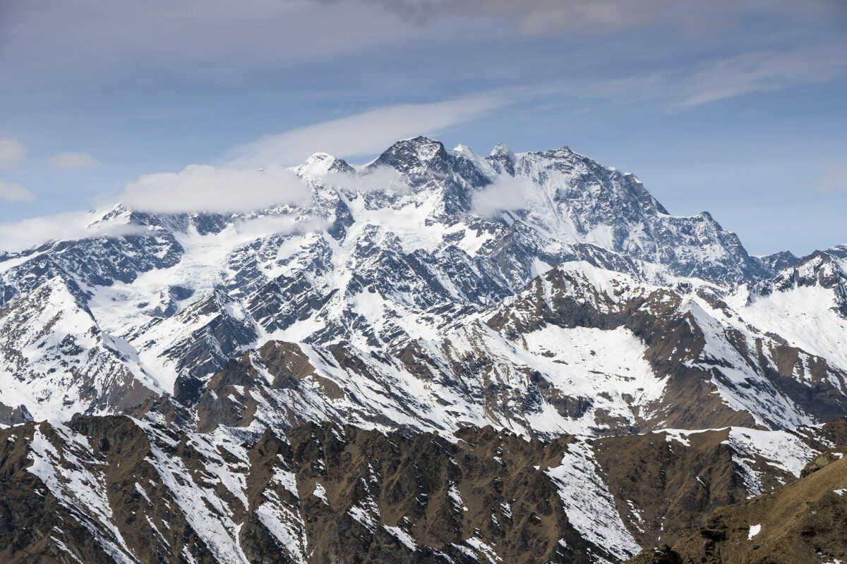 Escursione panoramica con vista sul Monte Rosa all'Alpe di Mera desktop picture