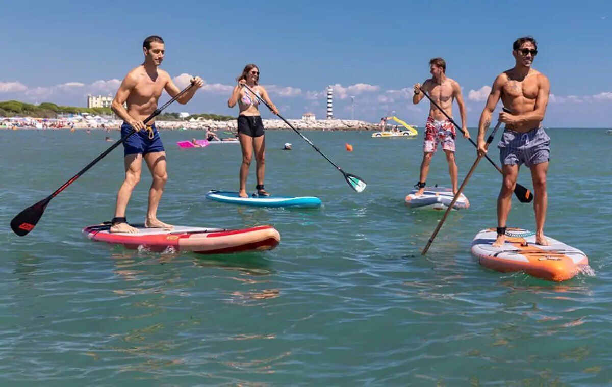 Sessione di Sup al mare di Jesolo Sessione di Sup al mare di Jesolo desktop picture