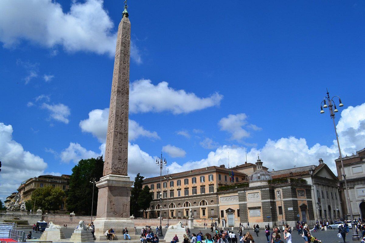 Passeggiata tra gli obelischi di Roma desktop picture