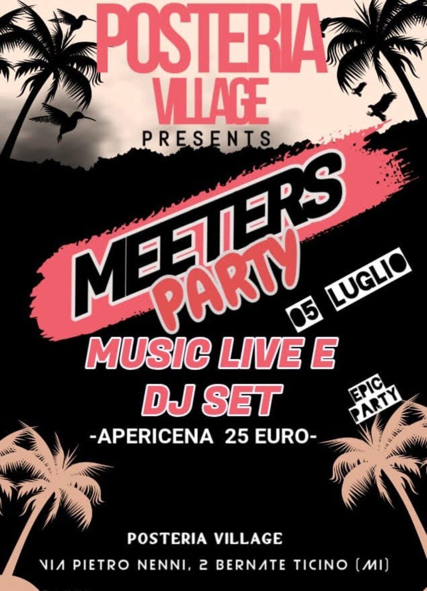 Posteria Village Party: pomeriggio, apericena e dj set Posteria Village Party: pomeriggio, apericena e dj set desktop picture