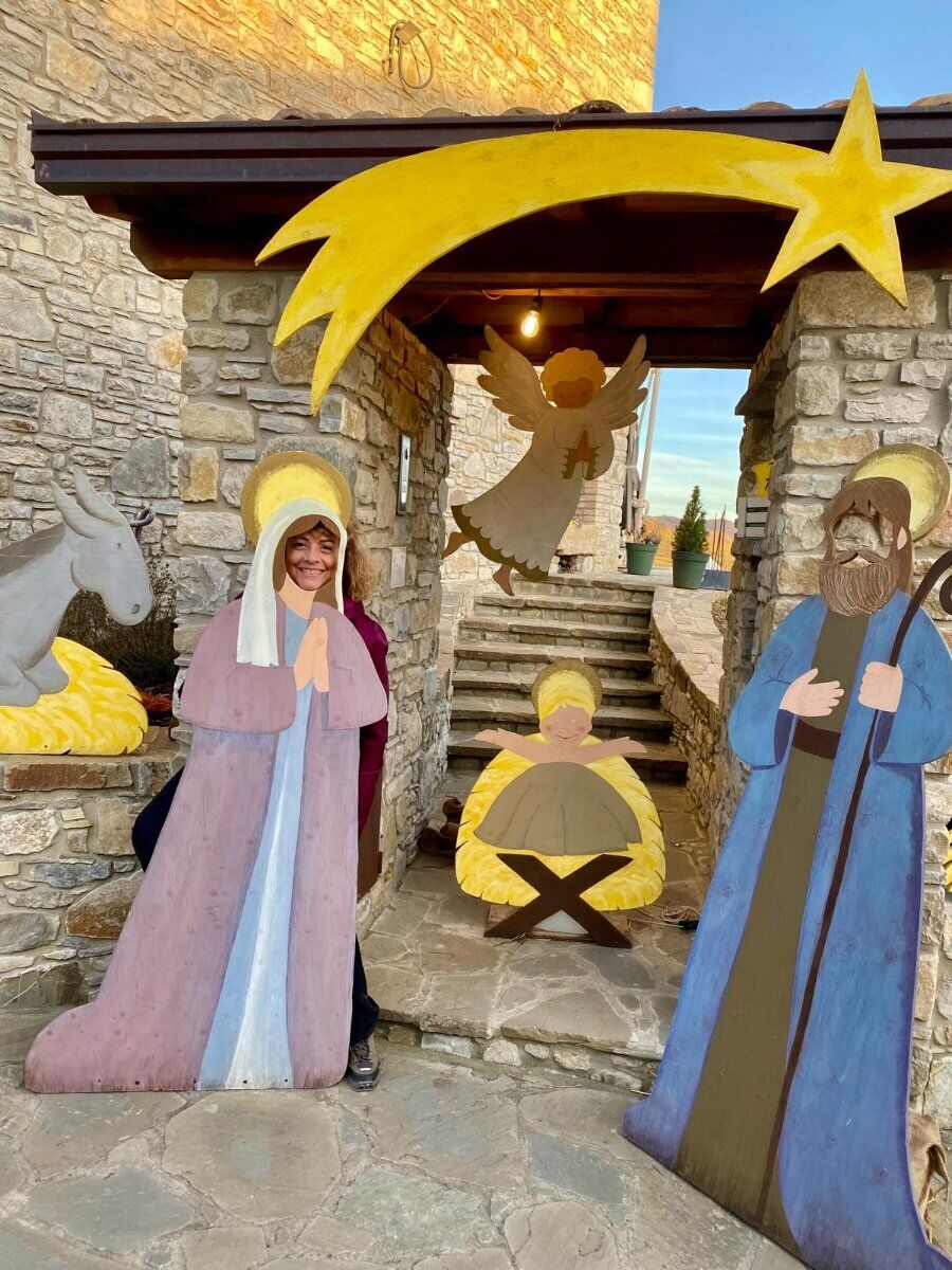 Bazzano (PR): i presepi alle ultime luci della sera e cena finale. Bazzano (PR): i presepi alle ultime luci della sera e cena finale. desktop picture