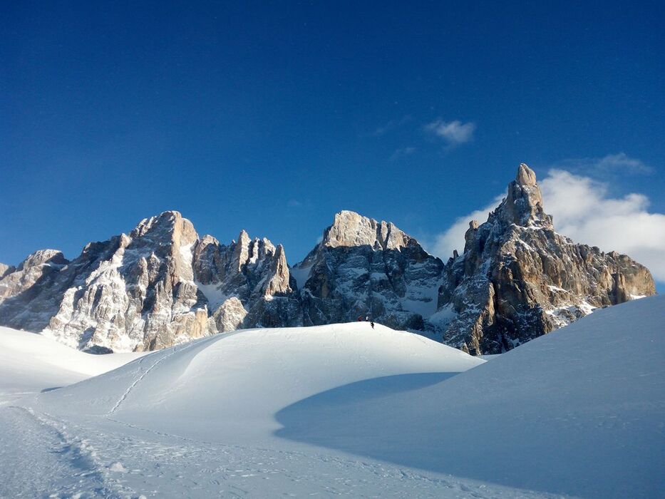 Un balcone sulle pale di San Martino: affascinante ciaspolata tra il cimon della Pala, il Mulaz e il Travignolo Un balcone sulle pale di San Martino: affascinante ciaspolata tra il cimon della Pala, il Mulaz e il Travignolo desktop picture