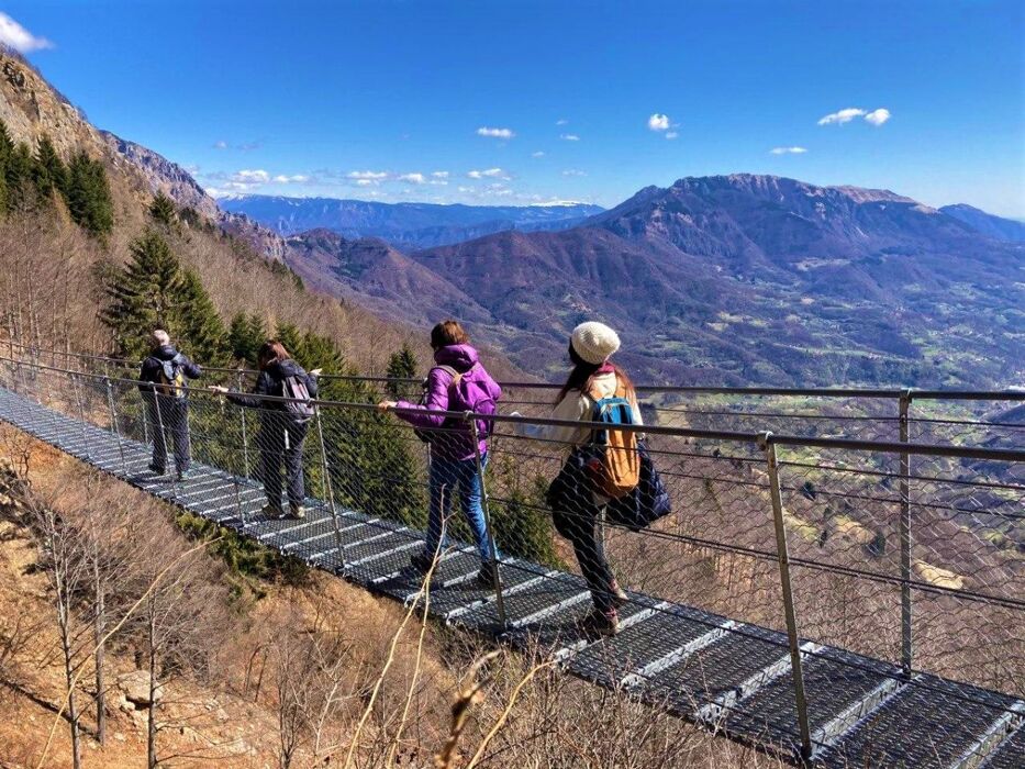 Gli emozionanti sentieri dal Ponte Tibetano a Cima Campogrosso Gli emozionanti sentieri dal Ponte Tibetano a Cima Campogrosso desktop picture