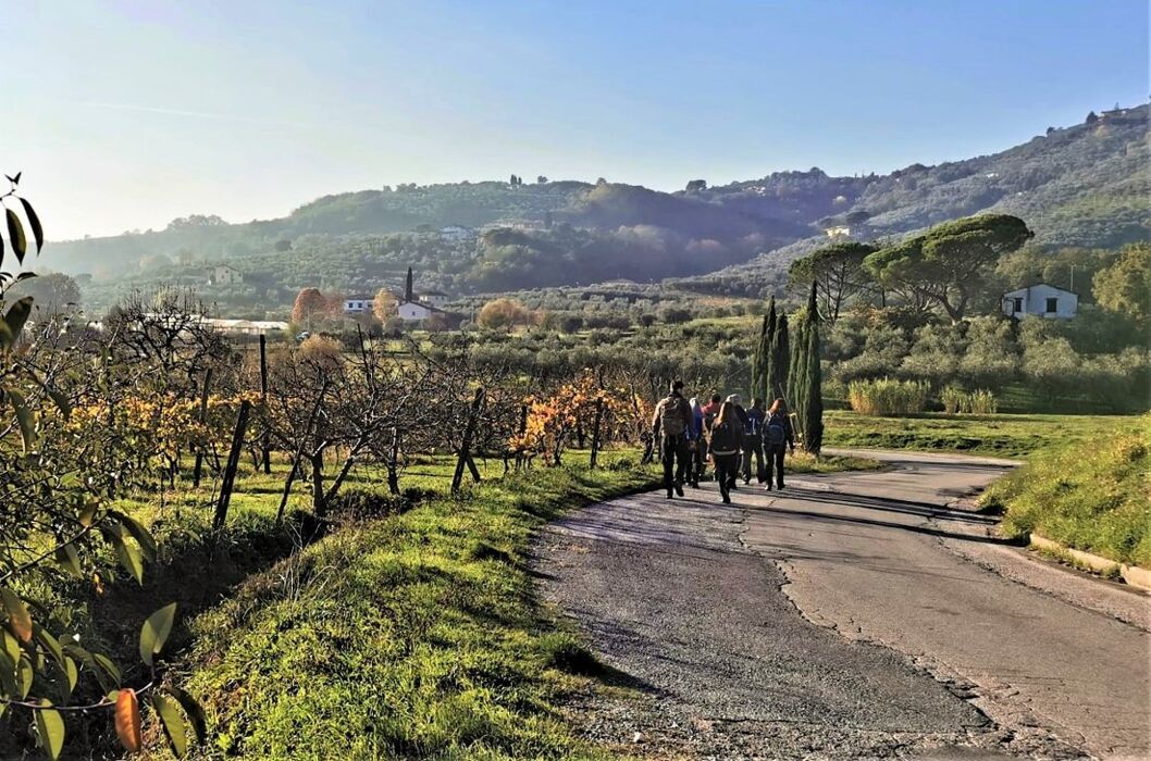Cammino di Dante in Valdinievole e Tramonto al Castello di Montecatini Cammino di Dante in Valdinievole e Tramonto al Castello di Montecatini desktop picture