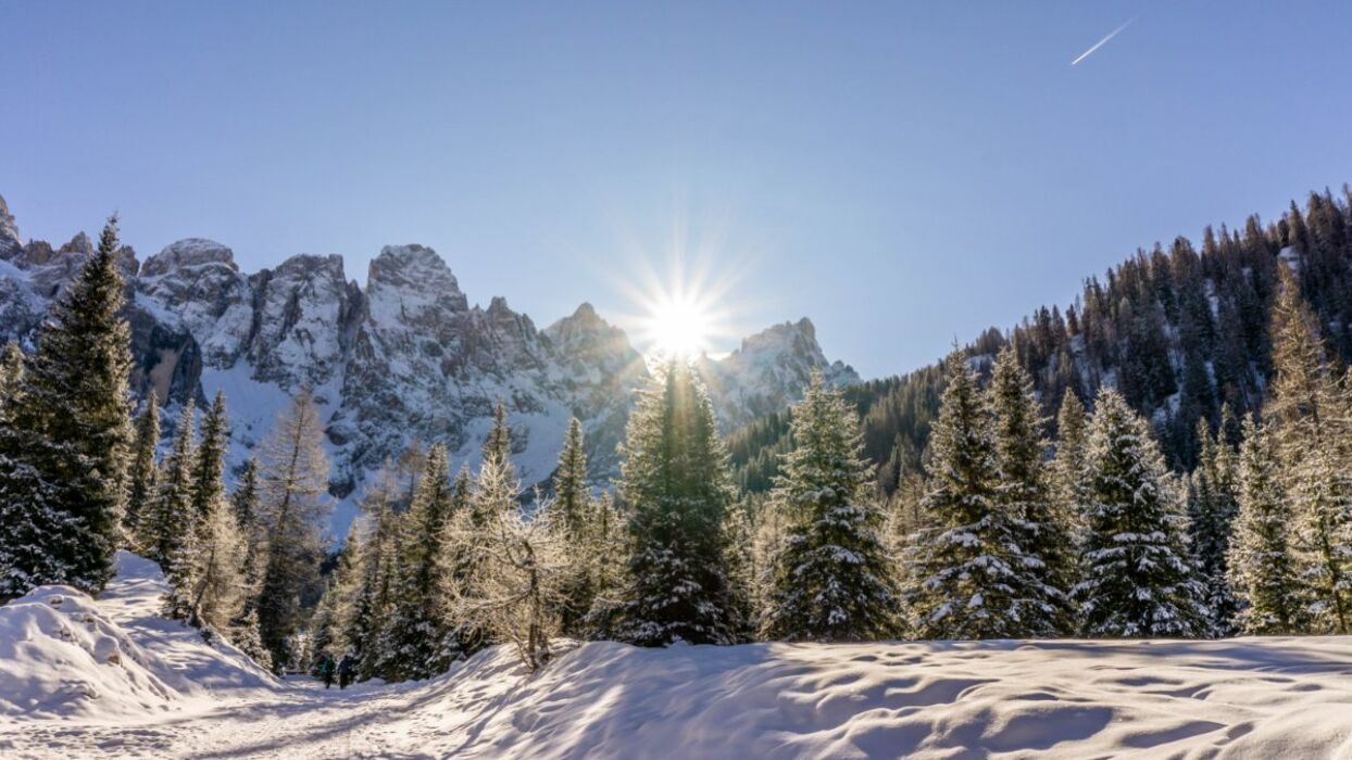 La Val Venegia al Tramonto: Una Ciaspolata Panoramica La Val Venegia al Tramonto: Una Ciaspolata Panoramica desktop picture