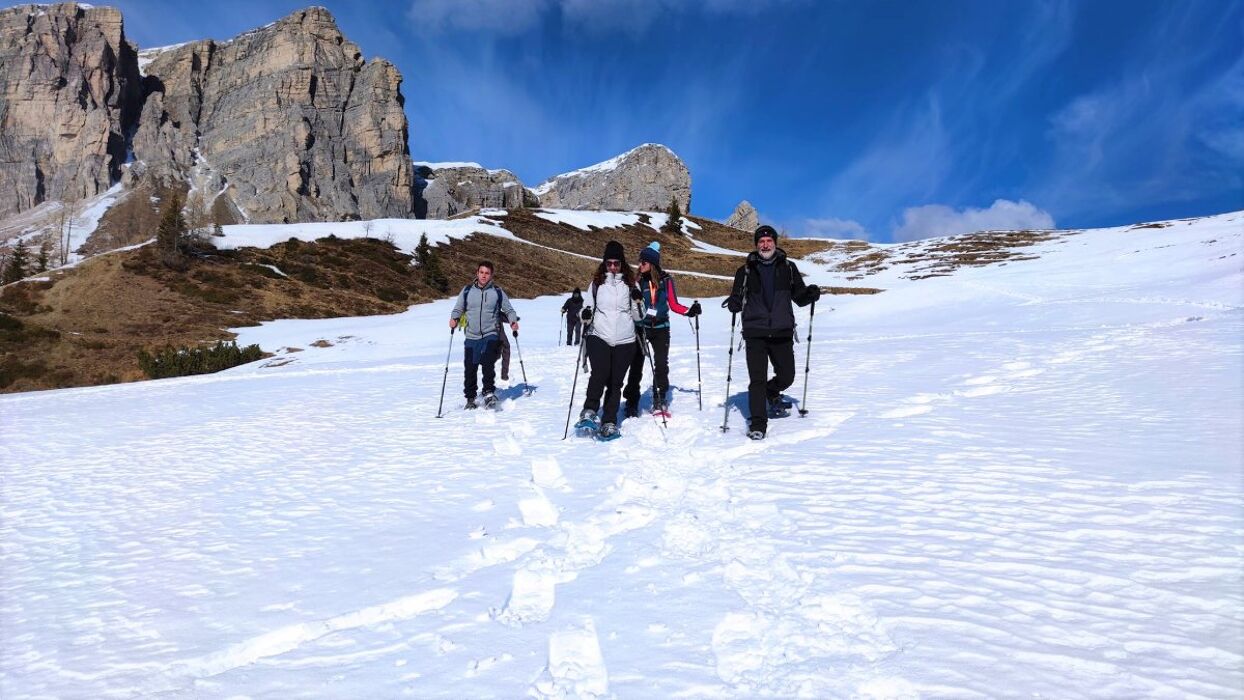 Ciaspolata panoramica: il Pelmo e le Rocchette di Prendera Ciaspolata panoramica: il Pelmo e le Rocchette di Prendera desktop picture