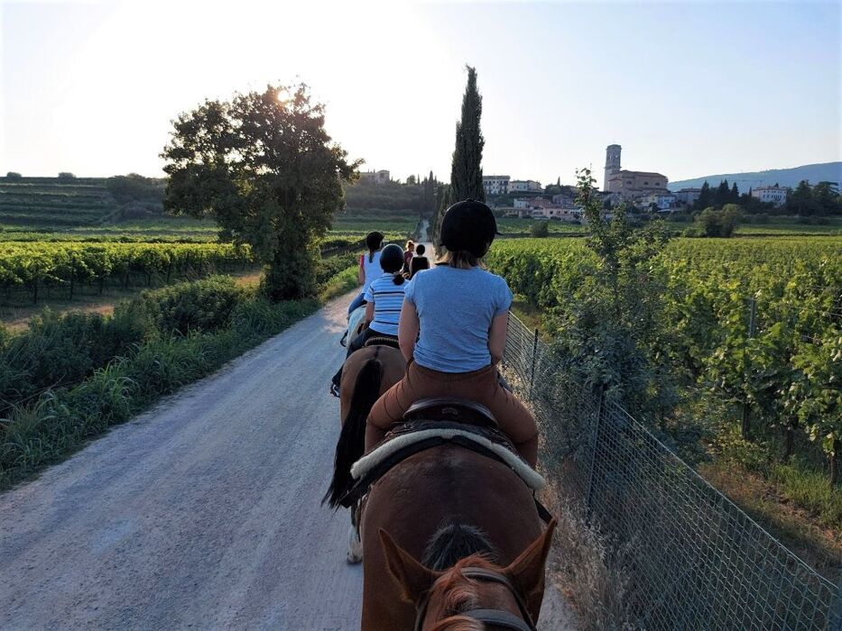Passeggiata serale a Cavallo in Valpolicella Passeggiata serale a Cavallo in Valpolicella desktop picture