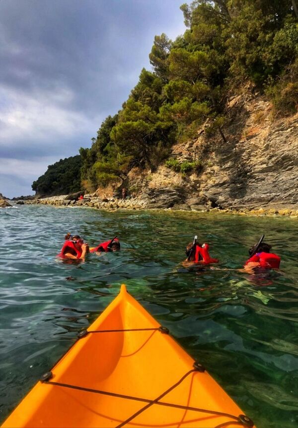 event-Escursione Upside Down: kayak e snorkeling a Riva Trigoso