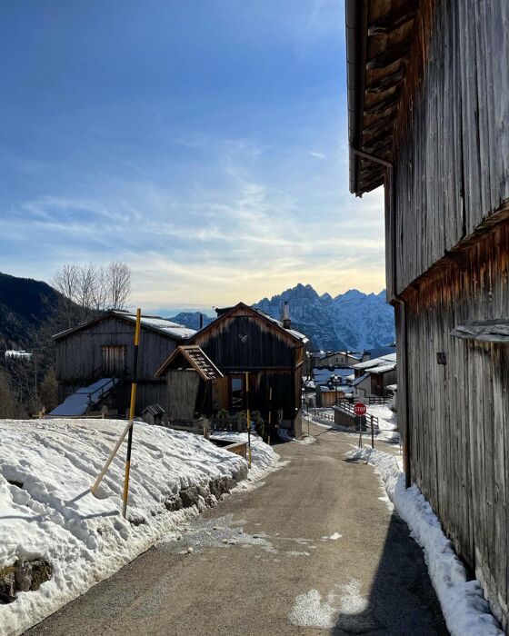 Ciaspolata all’ombra del Pelmo: dai tabià di Coi ai fitti mughetti Ciaspolata all’ombra del Pelmo: dai tabià di Coi ai fitti mughetti desktop picture