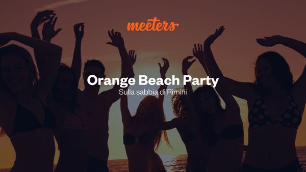 Event card Orange Beach Party a Rimini cover image