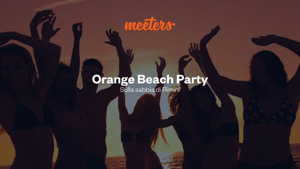 Event card Orange Beach Party a Rimini cover image