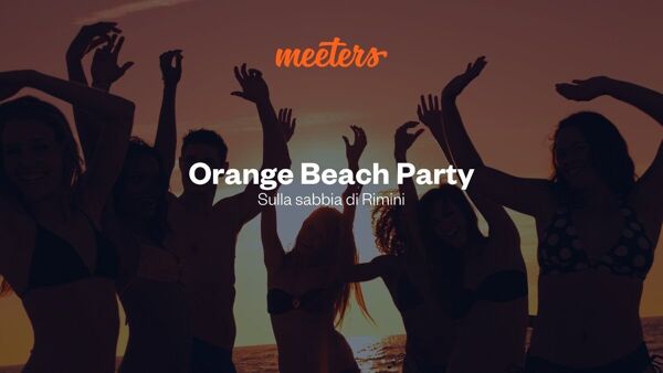 Event card Orange Beach Party e weekend a Rimini cover image