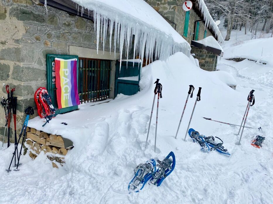 Ciaspolata fino al Rifugio Segheria con discesa al tramonto Ciaspolata fino al Rifugio Segheria con discesa al tramonto desktop picture