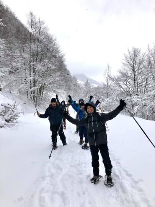 Ciaspolata fino al Rifugio Segheria con discesa al tramonto Ciaspolata fino al Rifugio Segheria con discesa al tramonto desktop picture