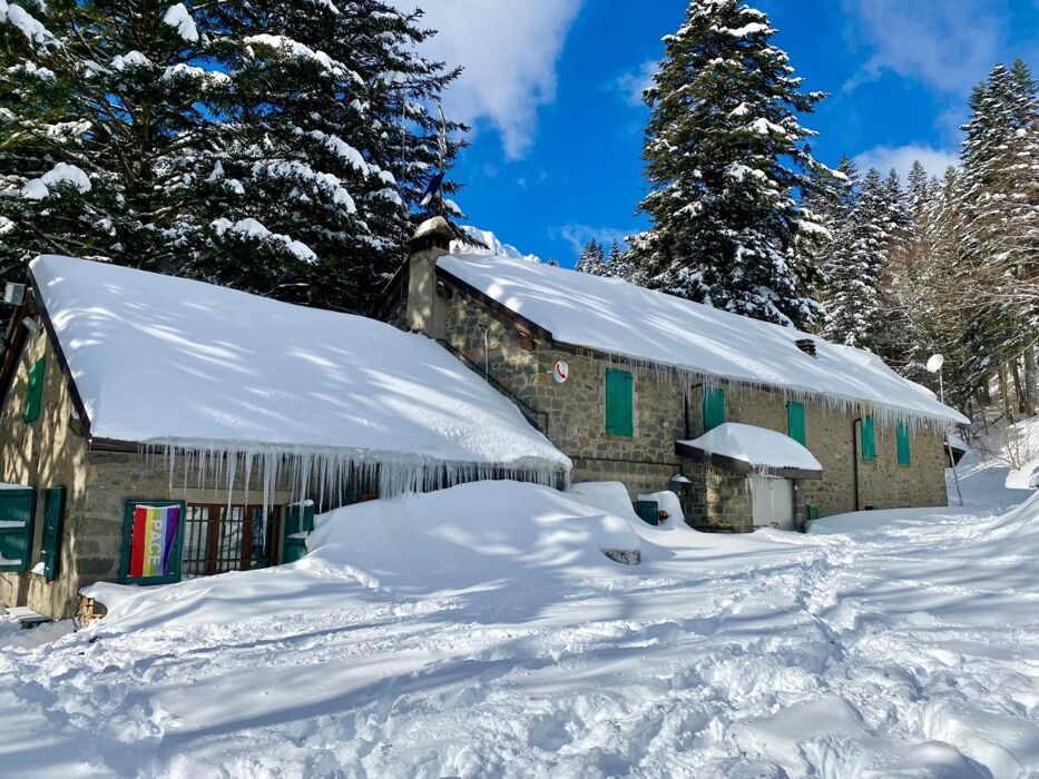 Ciaspolata fino al Rifugio Segheria con discesa al tramonto Ciaspolata fino al Rifugio Segheria con discesa al tramonto desktop picture