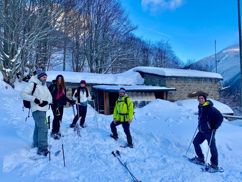 Ciaspolata fino al Rifugio Segheria con discesa al tramonto Ciaspolata fino al Rifugio Segheria con discesa al tramonto desktop picture