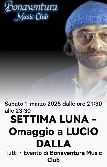 Cena e Tributo al Grande Lucio Dalla Cena e Tributo al Grande Lucio Dalla desktop picture